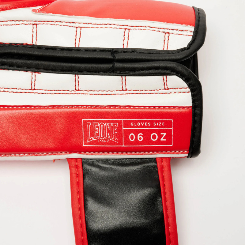 Leone iconic Kids boxing gloves -red